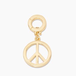 Gorjana Parker Peace Charm in Gold